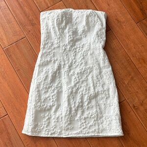 Princess Polly Strapless White Dress